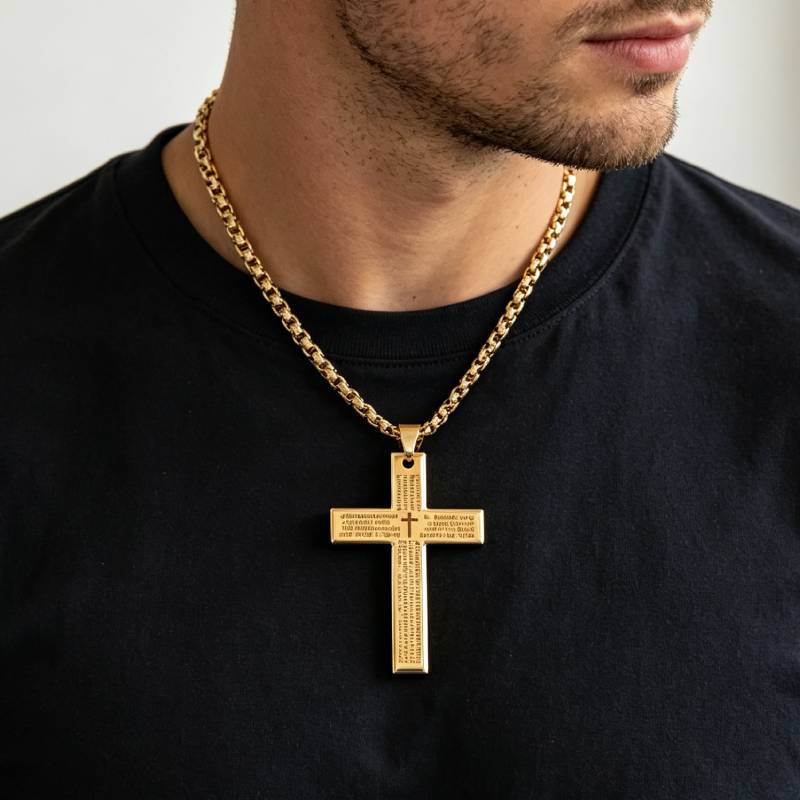 Cross-Border Hot-Selling European and American Style Stainless Steel Letter Pendant Necklace, Unisex, Fashionable and Versatile Necklace Jewelry Wholesale
