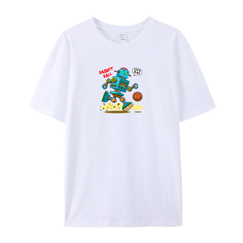 ebay Amazon wish AliExpress LAZADA foreign trade NASA spaceman cotton printed short sleeve t-shirt