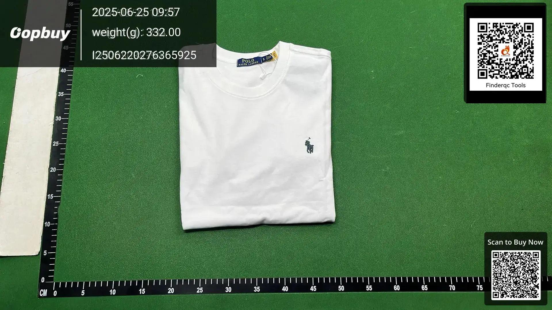 Can Be Scanned for Code~ In-Stock Rl Ralph Lauren Logo Embroidered Heavyweight Crew Neck Short-Sleeve T-Shirt, Versatile Casual Style, Unisex