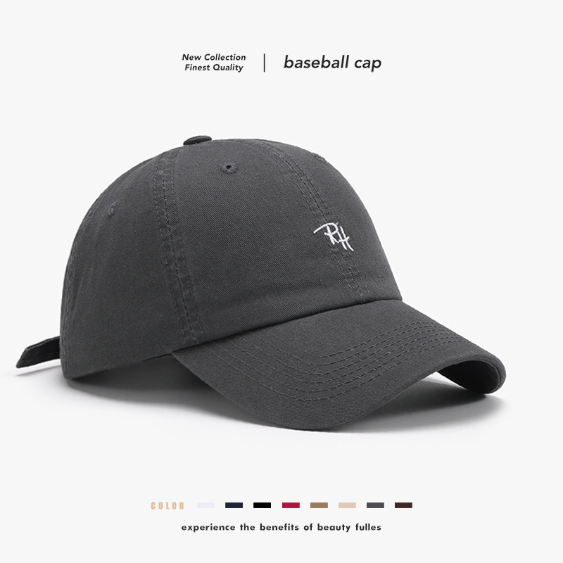 Spring and Summer New Soft Top Letter Embroidery Men's Breathable Sunshade Baseball Cap Outdoor Travel Women's Peaked Cap