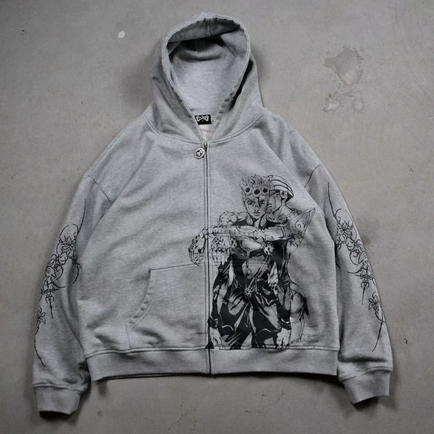 Plus Size Zipper Hoodie, Couple Style, Sweatshirt
