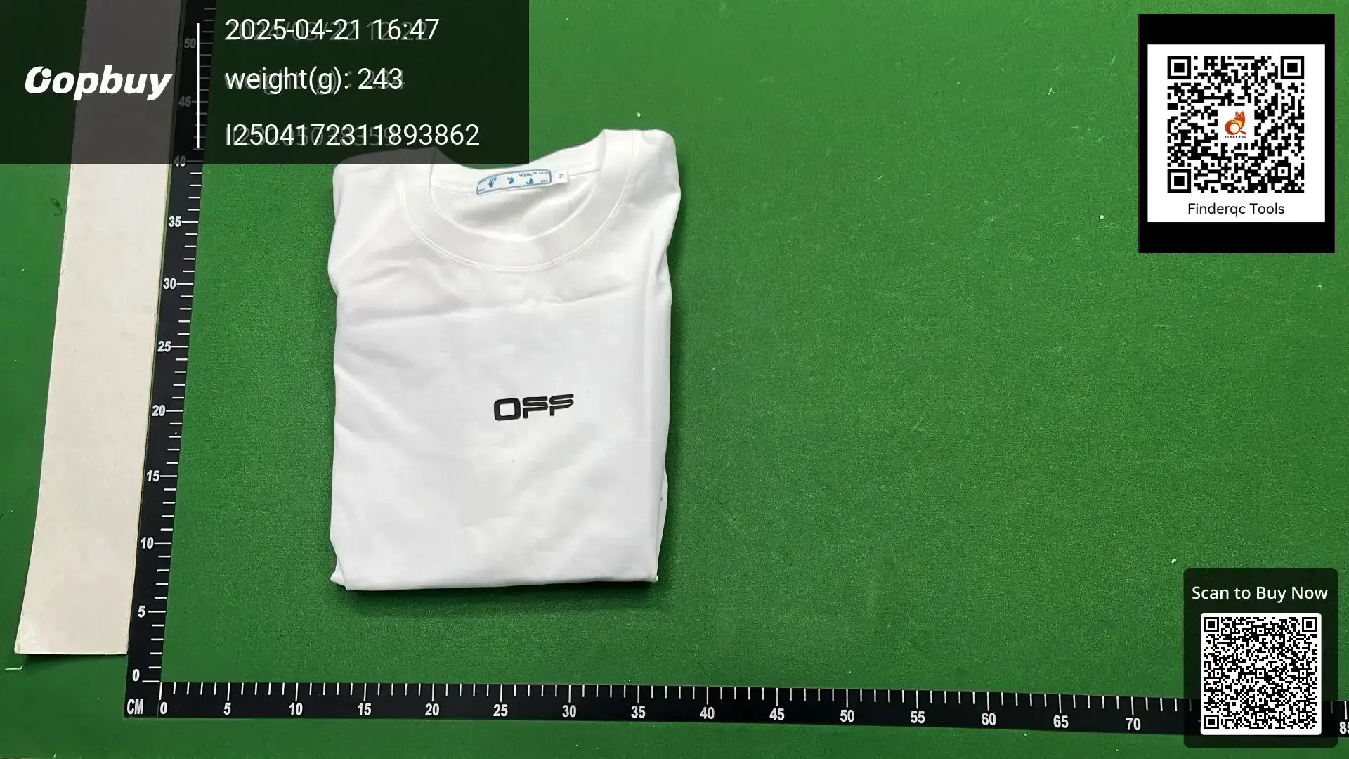 Over-inspection version OFF bronzing tape printing arrow OW short sleeve round neck men's loose women's plus size WHITE couples T-shirt