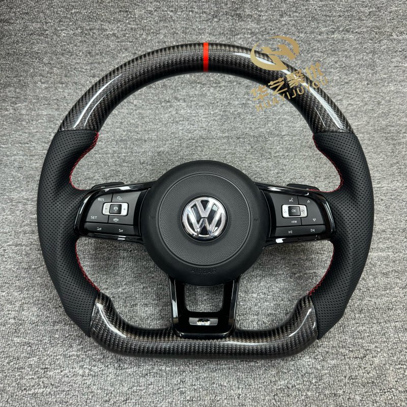 [in Stock, Immediate Dispatch] Suitable for Volkswagen Golf Gti, Magotan, Cc, Passat Carbon Fiber Steering Wheel QC-foto från TAOBAO på Qualit.ly