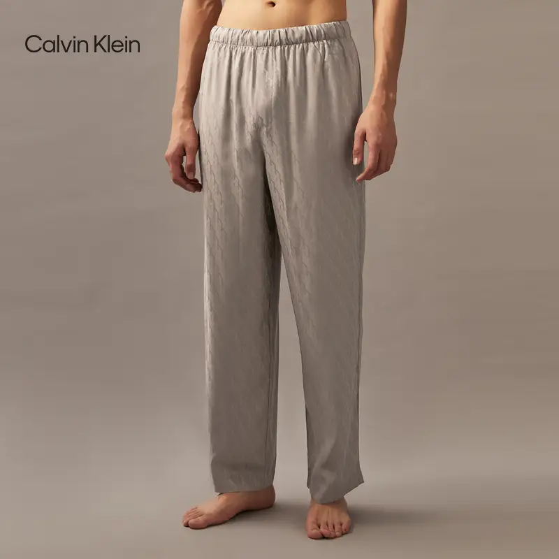 Ck Intimates 24 Fall and winter New arrival Men Casual letter Fully Printed Thin and Smooth Home pants Pajama Pants Nm2735