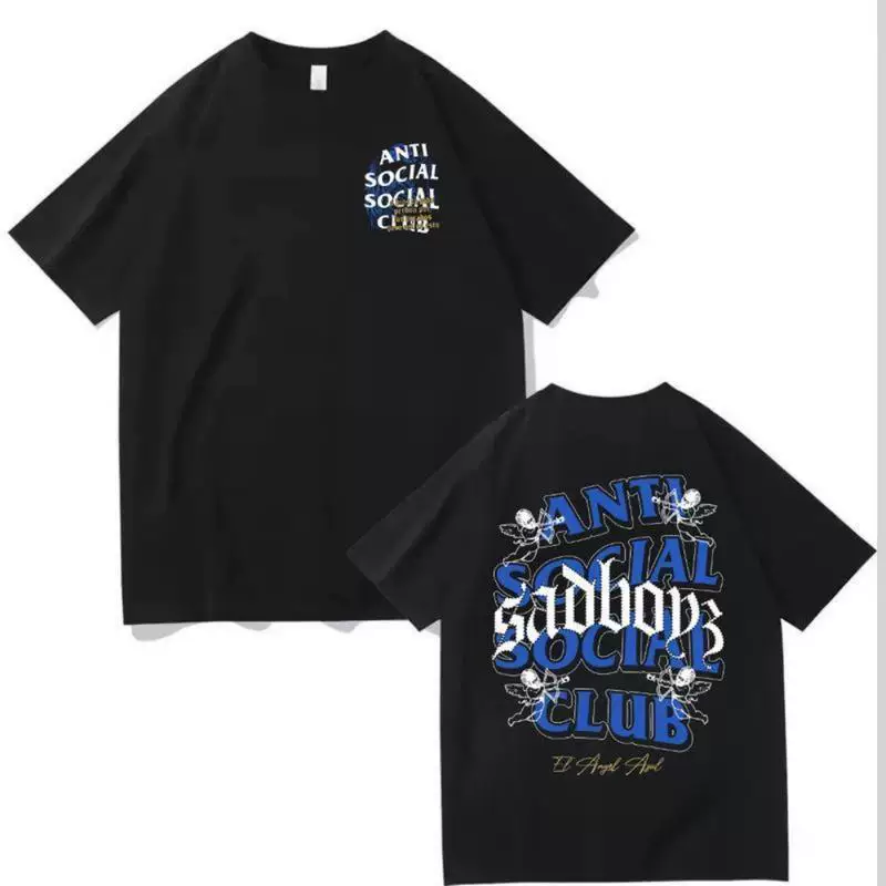 European Size Pure Cotton T-Shirt Sad Boyz T-Shirt, Trendy Music Streetwear Shirt