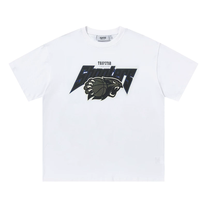 Leopard Basketball Pattern Letter Print Short Sleeves