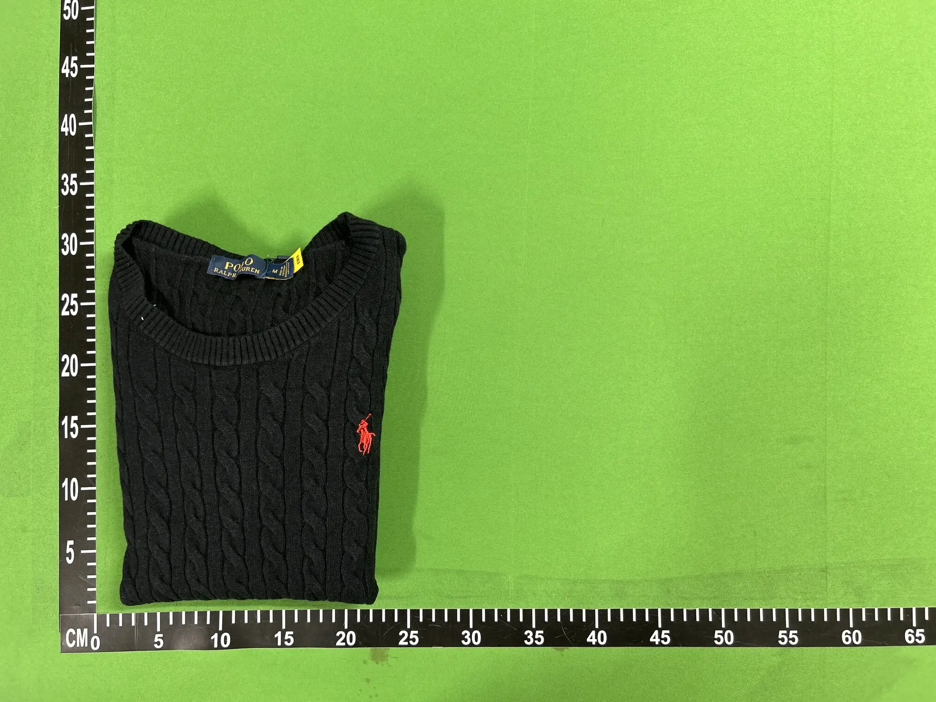 Polo Ralph Lauren Cable Knit Sweater Black