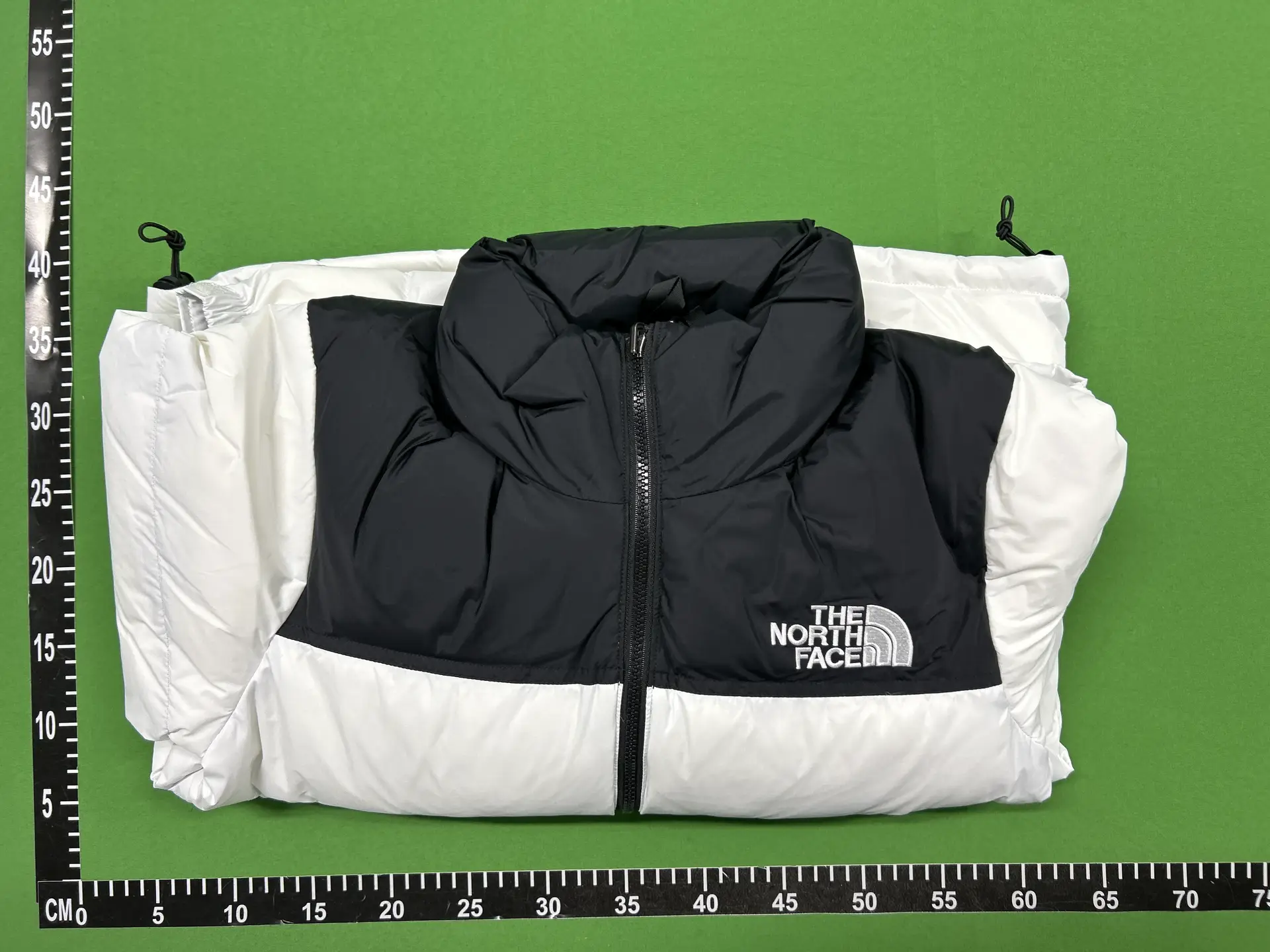 The North Face Nuptse Jacket Black White