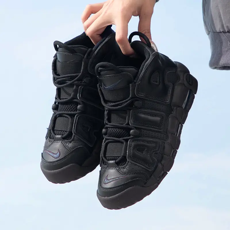 Nike Pippen Women's Shoes Nike Air More Uptempo Large Air Cushioning Sports Basketball Shoes Dv1137