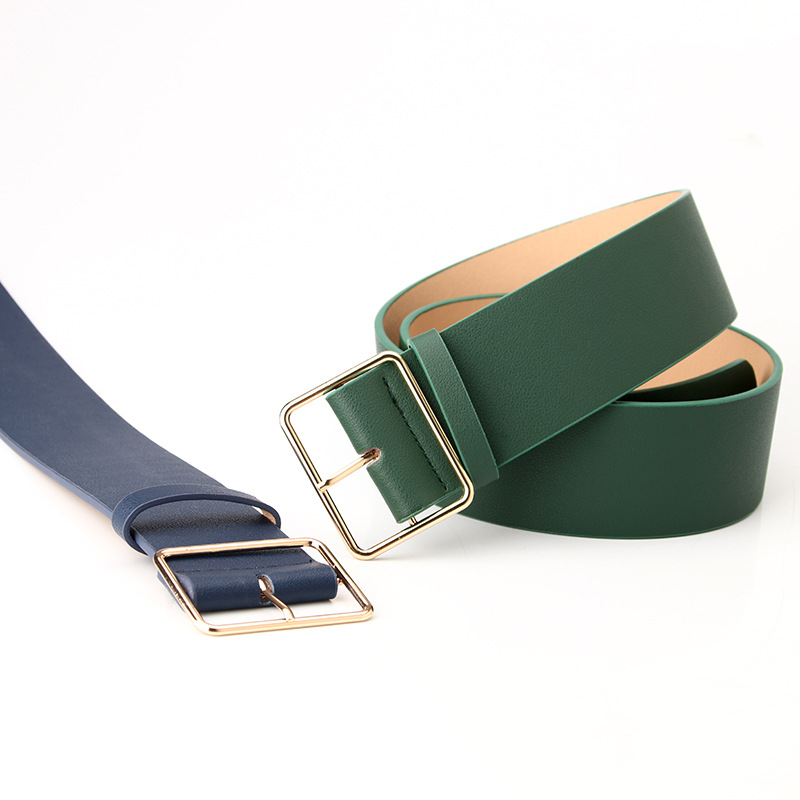 Cool matching fashion ladies belt simple Joker pants dress wide belt coat coat waist seal slim manufacturers