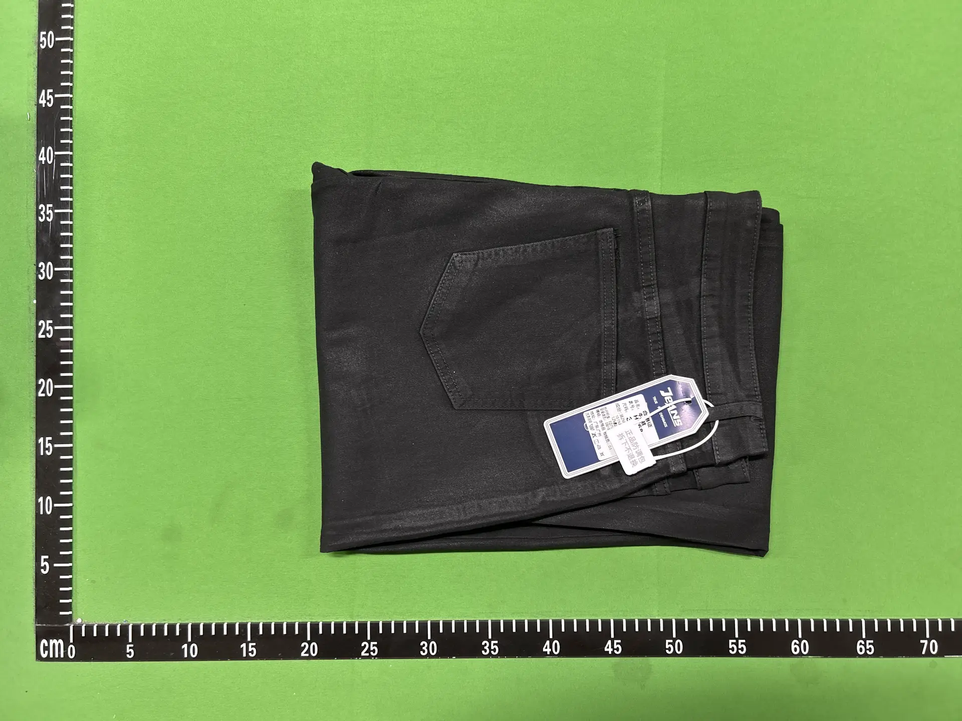 2025 Handmade Waxed Washed Distressed Bootcut Straight Textured Coated Jeans Bootcut Version