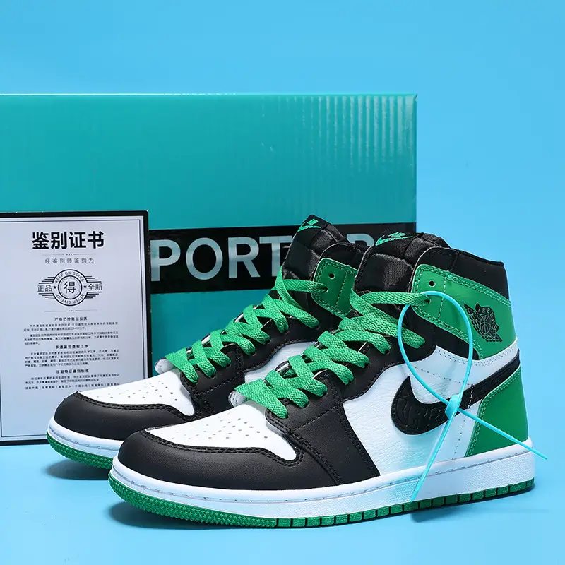 [Putian factory] AJ men's shoes spring lightning barb plate shoes blue and white sneakers aj1 men's dunk shoes