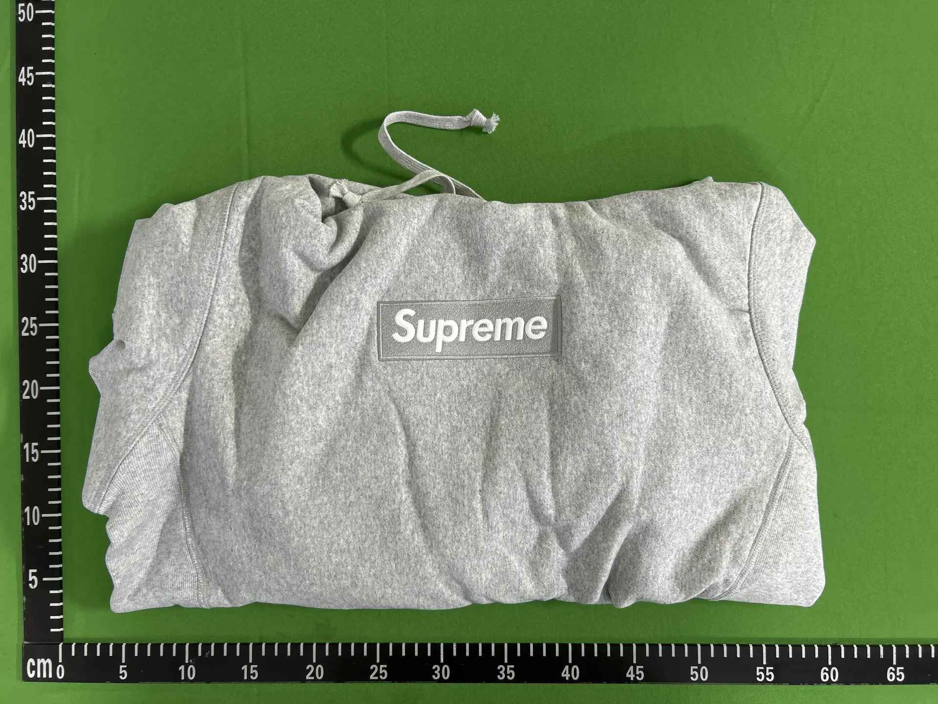 Supreme Grey Box Logo Hoodie