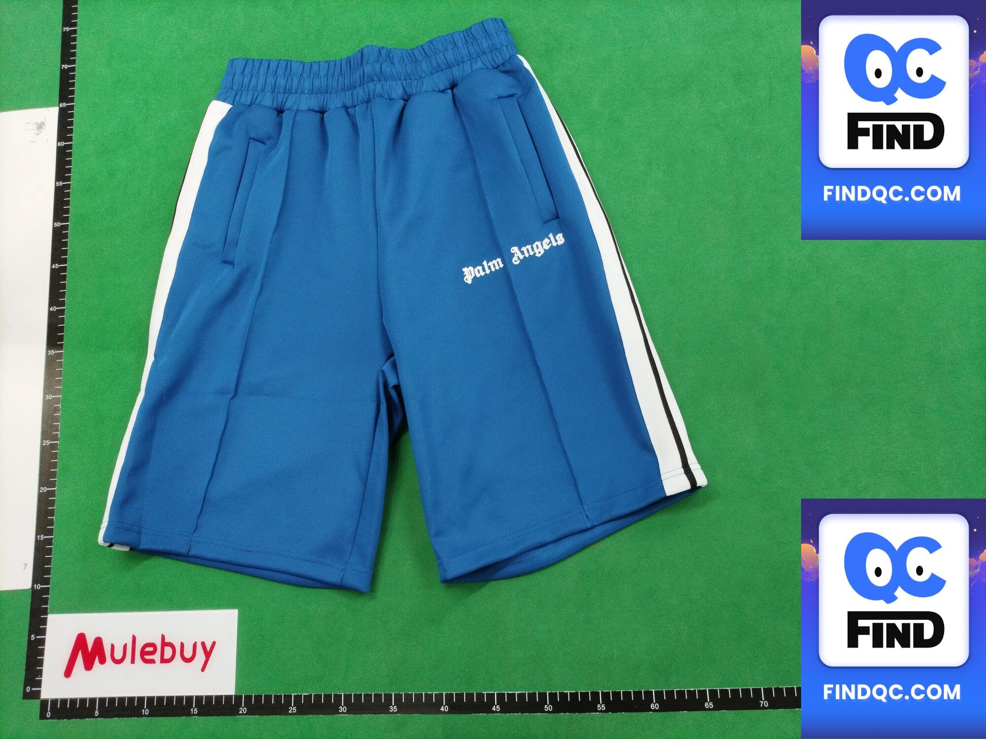 Palm Angels Classic Track Shorts Blue QC