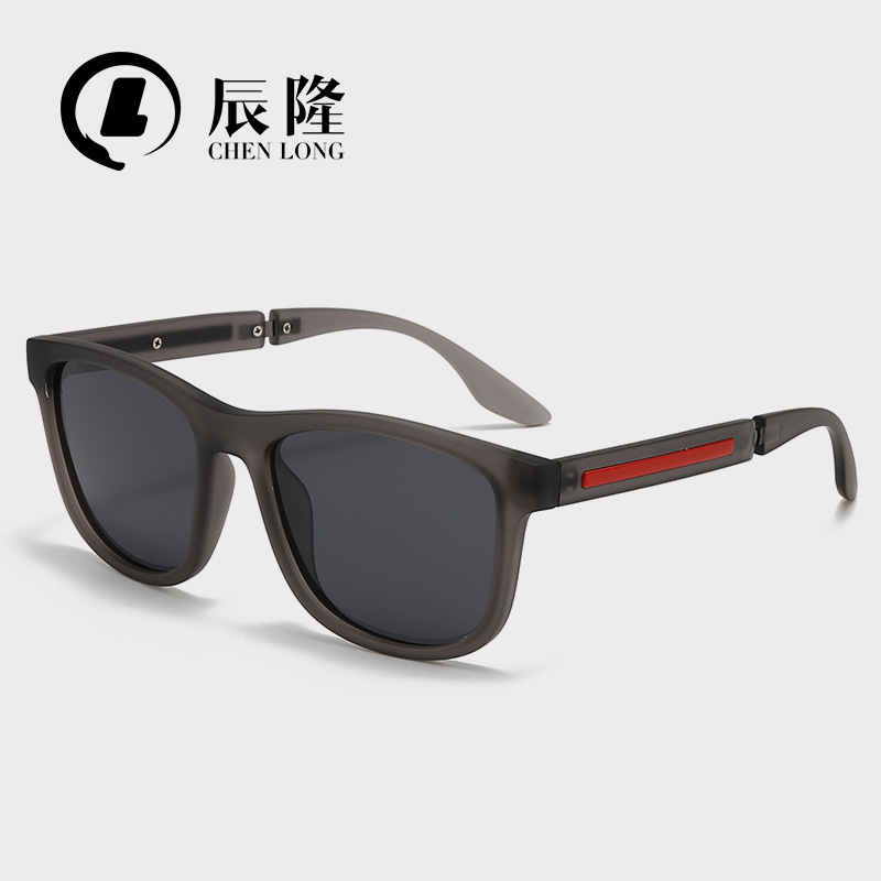 European and American fashion sunglasses outdoor driving glasses P8337 retro big brand sunscreen polarized sunglasses men