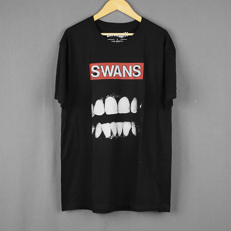 Swans Filth short sleeved European and American punk band niche American loose casual pure cotton printed men's and women's T-shirt