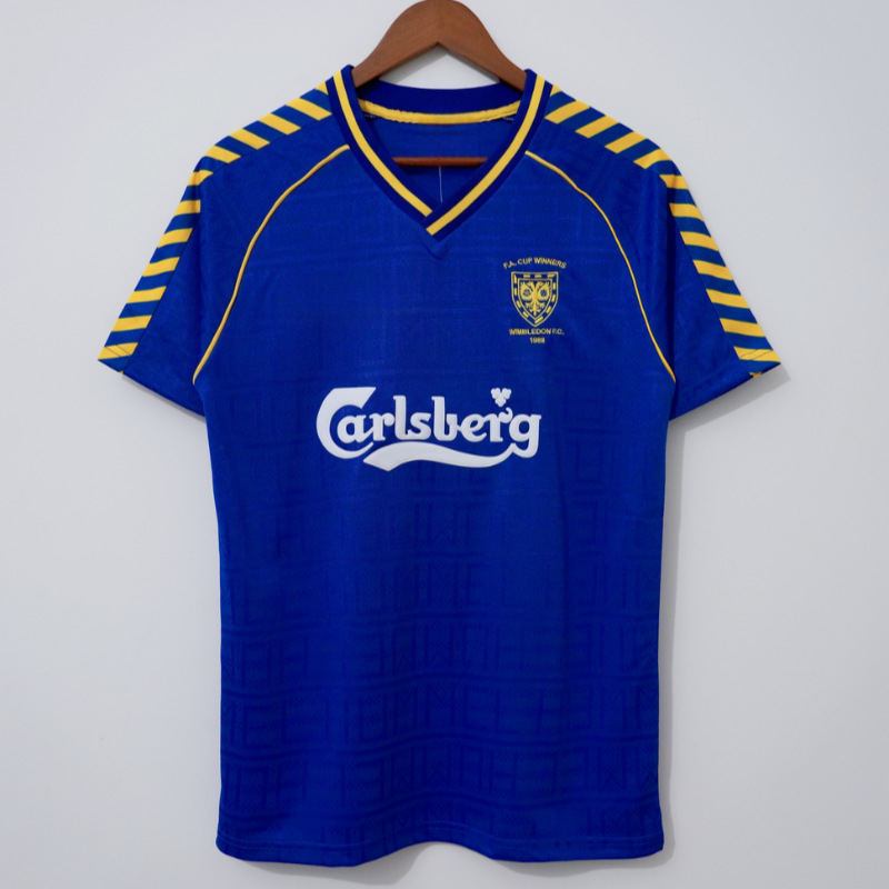 Popular Retro Wimbledon Short-Sleeved Retro Sports Jersey Football Uniform Fan Football Jersey