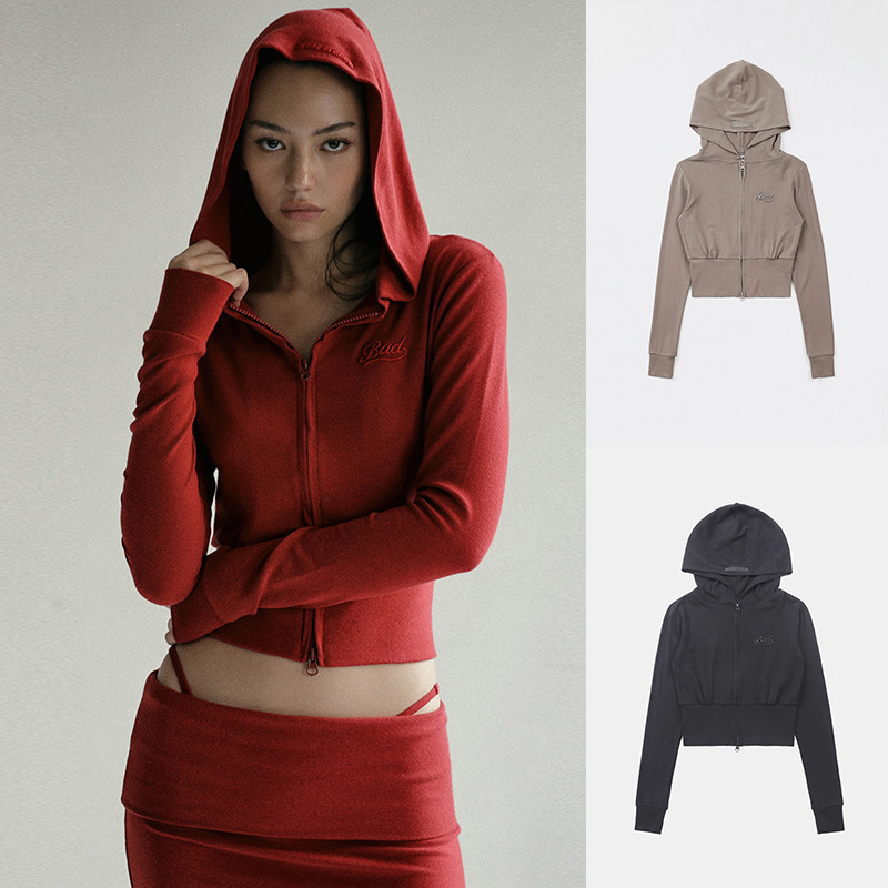 badblood BCAC Series American Style Hot Girl Hoodie Women's Hoodie Vintage Casual Sports Niche Coat Trendy