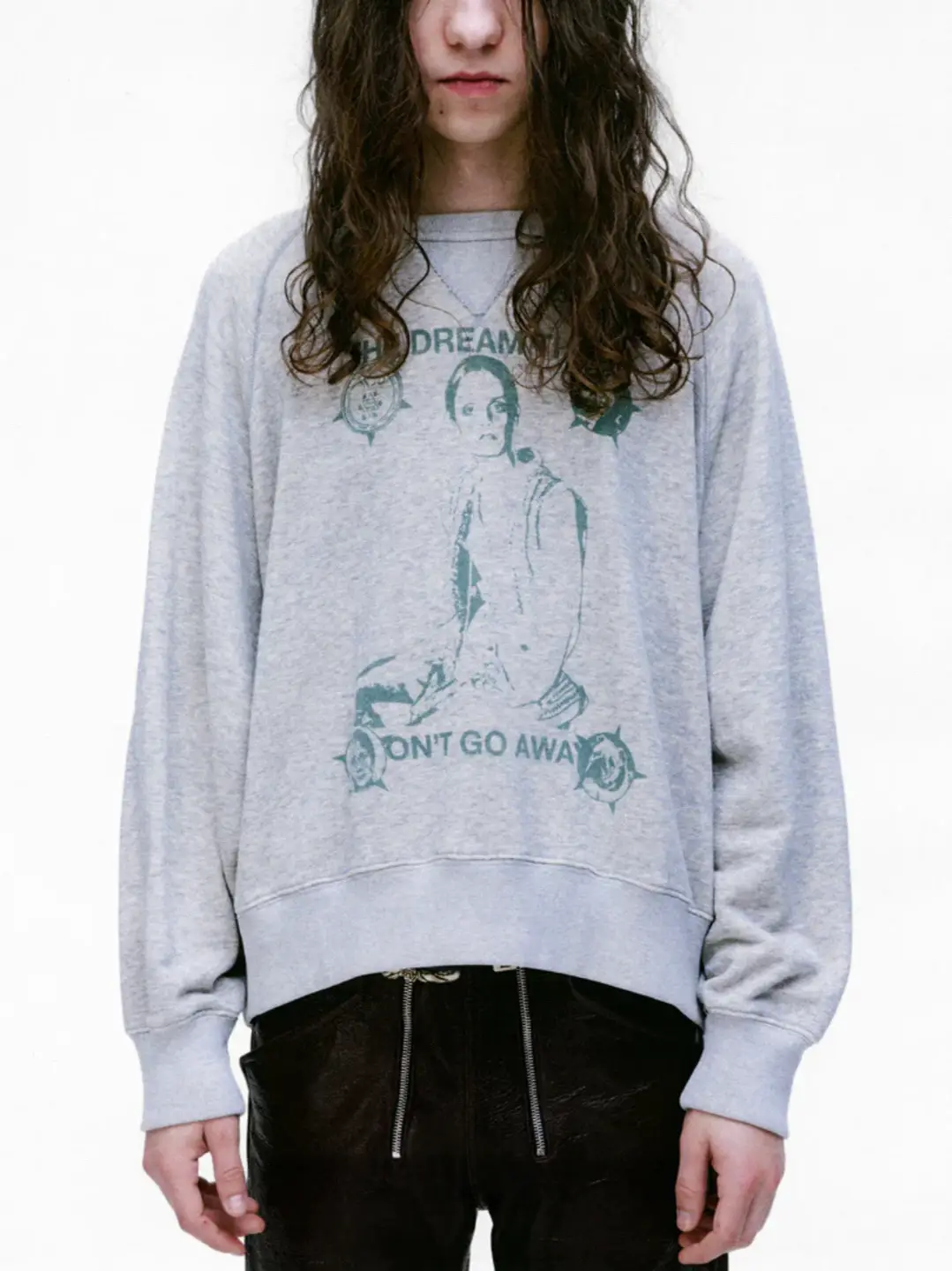 Enfants Riches Deprimes Erd Raglan Sleeve Round Neck Sweatshirt for Men and Women, American Trendy Retro