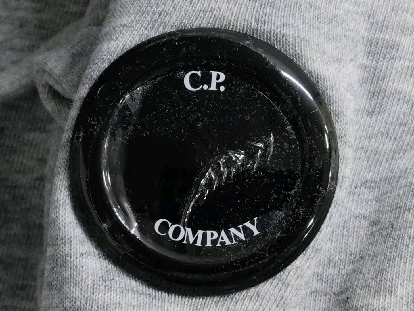 CP Company Grey Cotton Zip Hoodie — zdjęcie QC 3