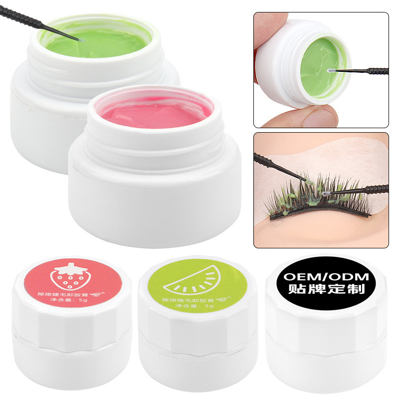 Grafting False Eyelash Hami Melon Unloading Cream Unloading Mascara Eyelash Special Eyelash Unloading Cream Fragrance No Stimulation