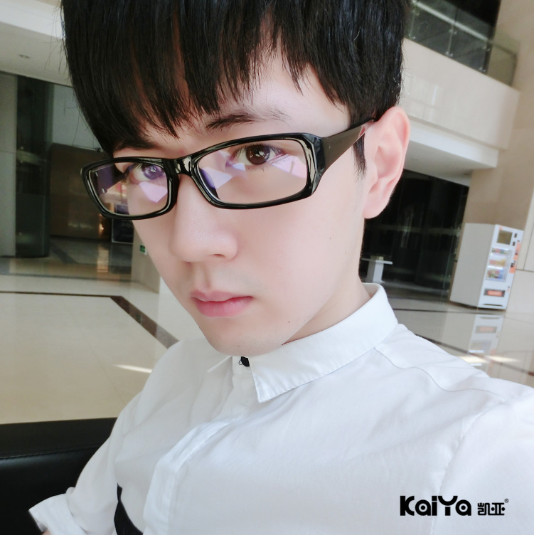 Manufacturer Glasses for Men and Women, Anti-Uv Computer Goggles, Blue Film Flat Glasses 21007 Large Frame