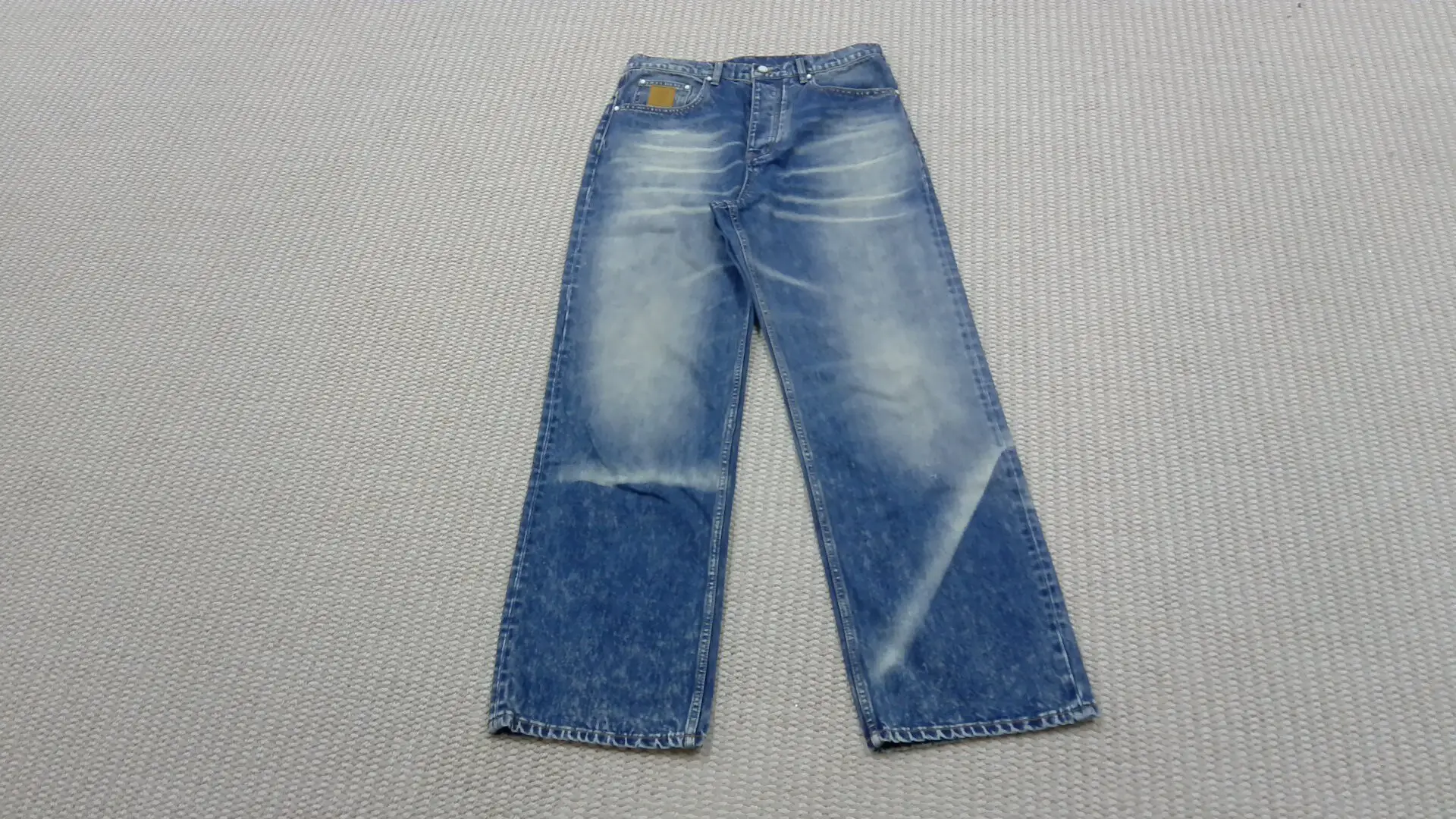 Sun fading effect pants