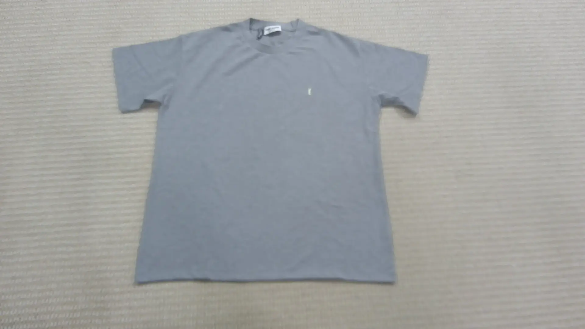 Classic Embroidered Beaded Cotton Short sleeved T-shirt for Men and Women, Basic Versatile