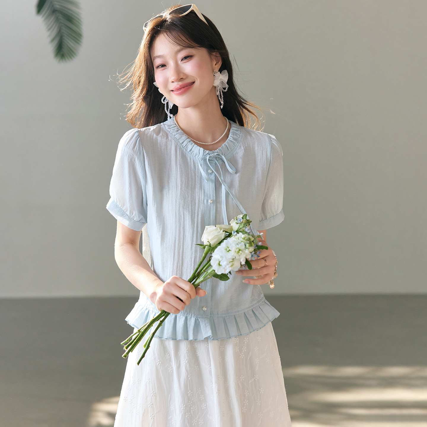 Beautiful Shirts, Stylish Tops for Women, 2026 Summer New French Design, Niche Fashion, Elegant Women's Clothing