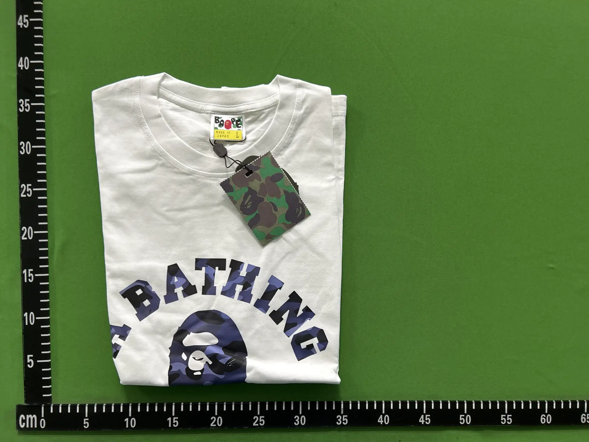 A Bathing Ape College Logo T-Shirt White