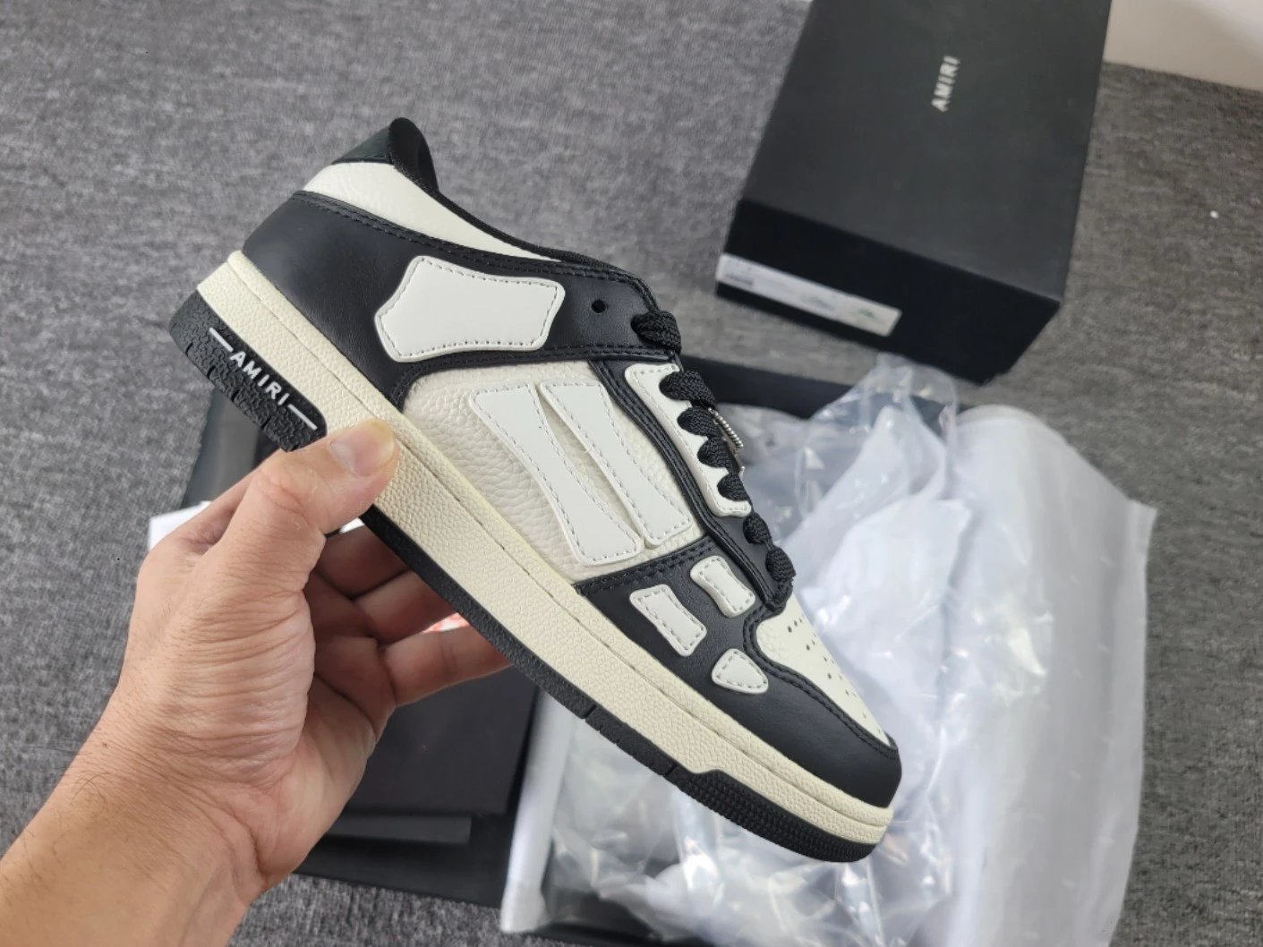 Amiri Skeleton Sneakers Foto QC de WEIDIAN na Qualit.ly