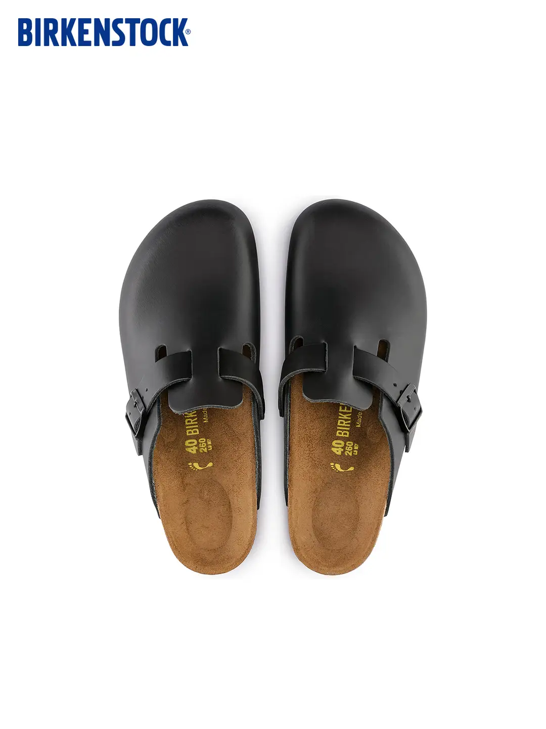 Birkenstock Birkenstock German Import Men's and Women's Cow Leather Boston Toe Slippers