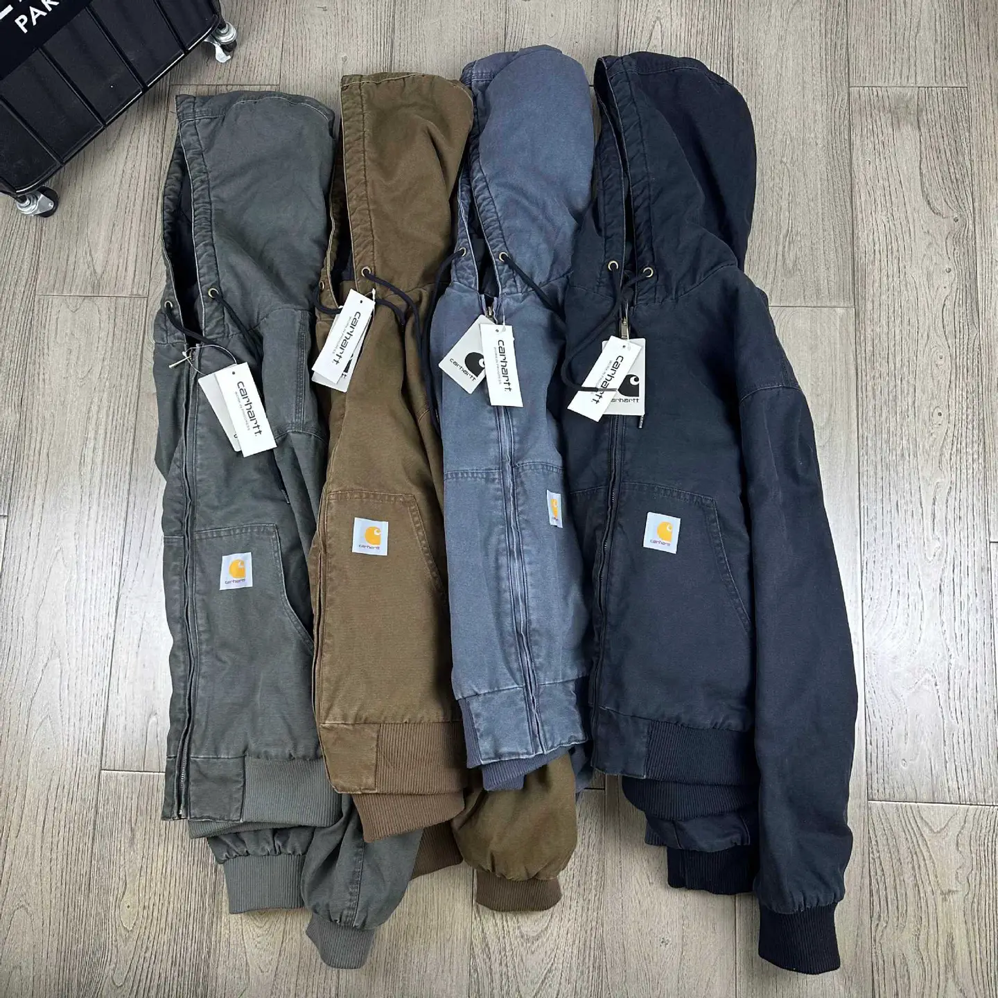Car Spring and Autumn Classic Heavy Industry J140 American Vintage Washed Canvas Hooded Jacket Crock Coat Cross-border