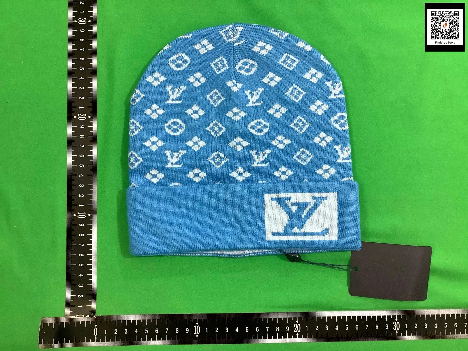 Louis Vuitton Monogram Beanie Blue