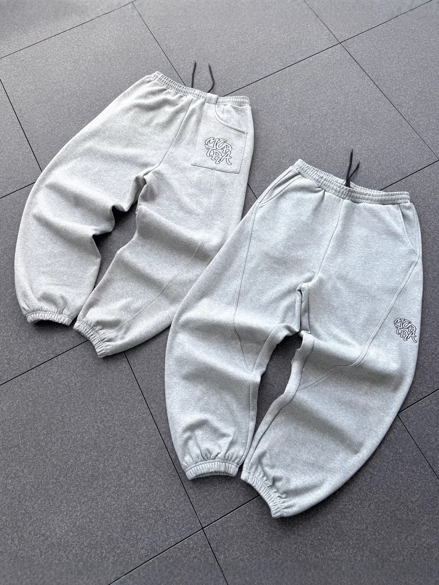 High-Quality European and American Cross-Border Trendy Brand Embroidered Sweatpants, American Retro Street Hip-Hop Casual Long Pants, Loose Sports Pants QC-foto från 1688 på Qualit.ly
