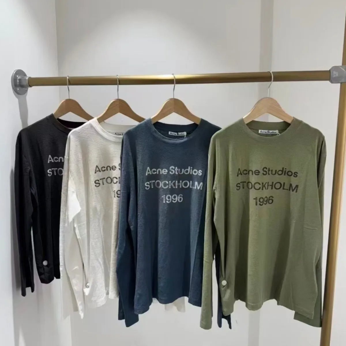 a.cne长袖 Foto QC de WEIDIAN na Qualit.ly