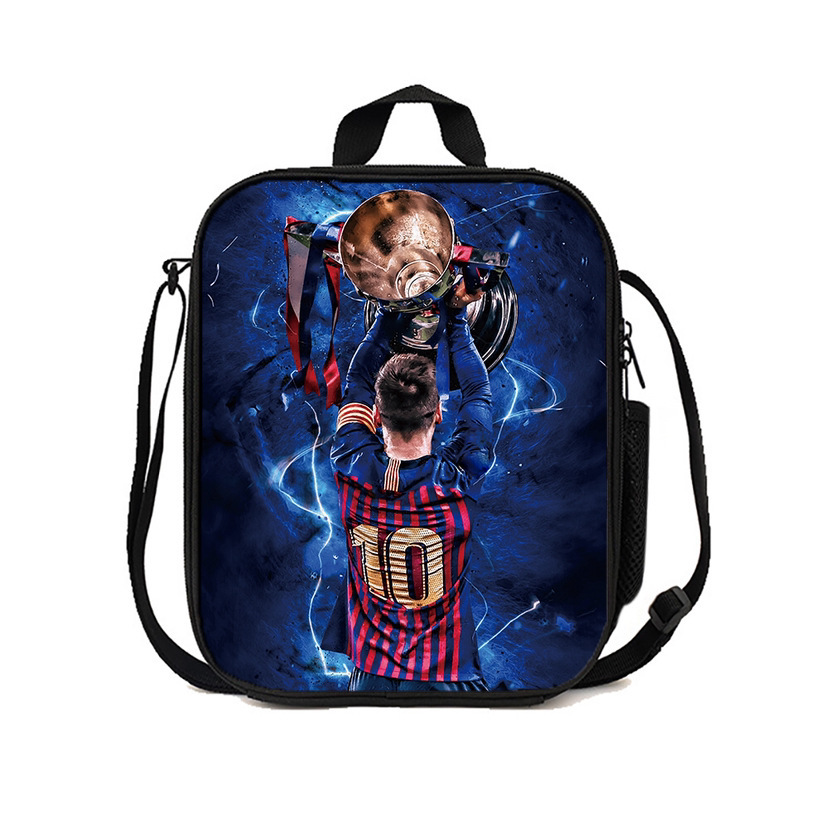 Factory supply Miami international player Macy lunch bag meal bag primary school student picnic ice bag shoulder bag
