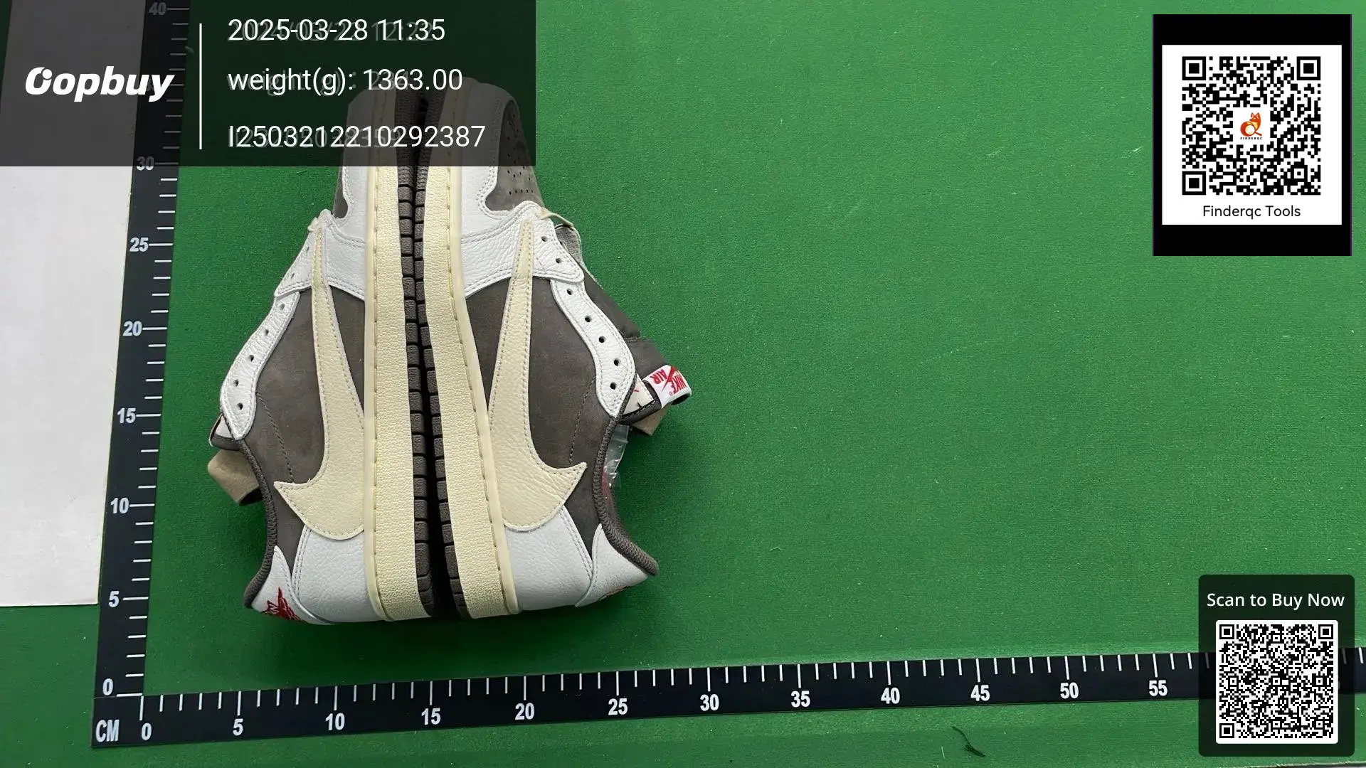 Ts x AJ1 3.0白棕倒钩低帮