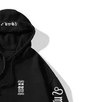 black hoodie
