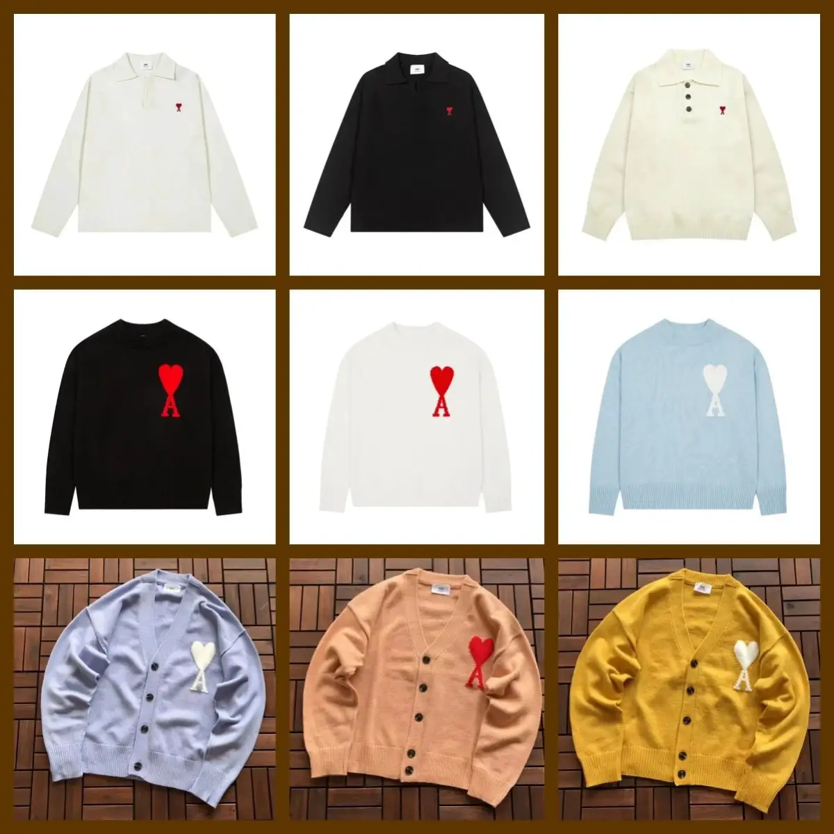 J-1最火爆爱心高品质休闲毛衣（TOP品质）
