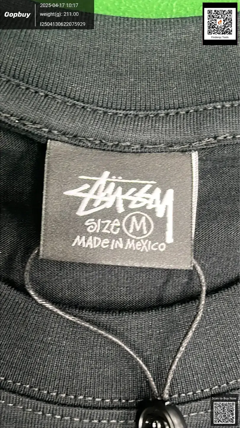 STÜSSY short sleeve T-shirt black