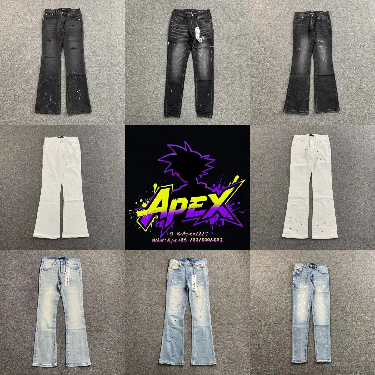 L-08新款高品质系列牛仔裤