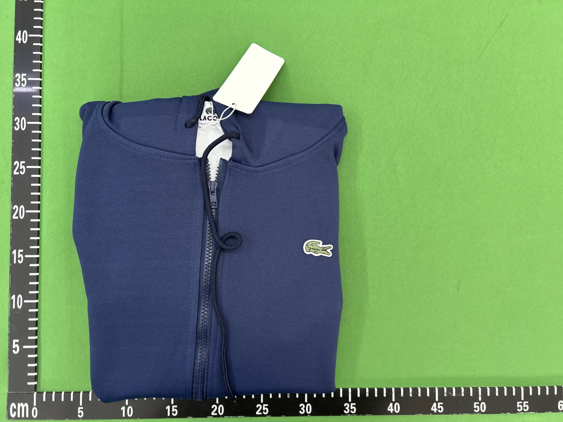 Lacoste Full Zip Hoodie Navy