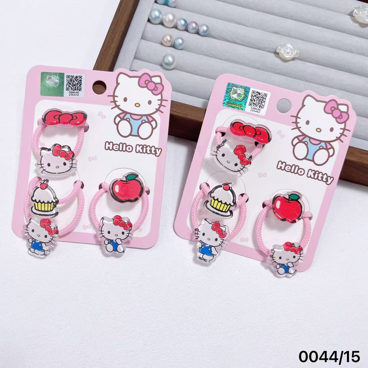 New Genuine Hello Kitty Red Small Hair Tie Sweet, Fresh and Cute Small Hair Rope 0044