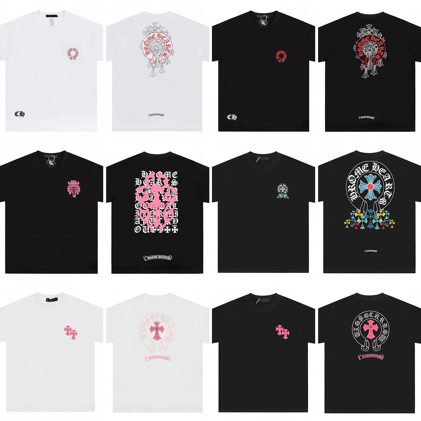Fashionable Fukaroxin T-shirt official flagship store genuine 2026 new American high street embroidered cross short sleeved shirt