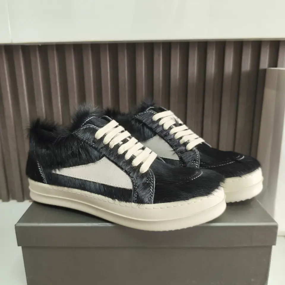 2025 New Small Triangle Retro Lace-up Low Shallow Mouth Couple Casual Shoes RO Men's Casual Shoes
