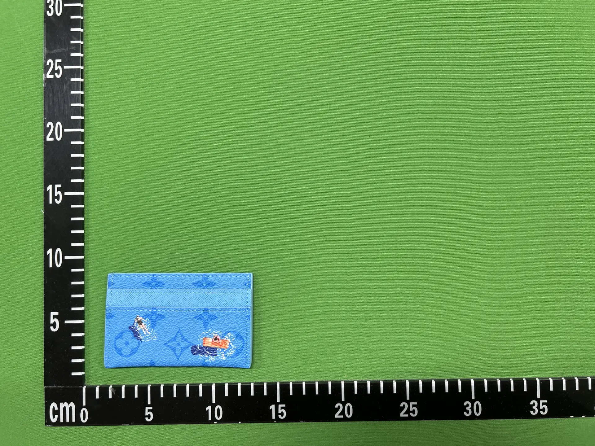 Louis Vuitton Monogram Swim Card Holder Blue