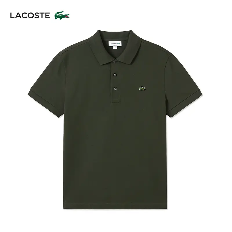 Lacoste French Crocodile Men's Clothing 24 Autum New arrival Business Casual T-Shirt Polo Shirt Short Sleeves | Ph6348
