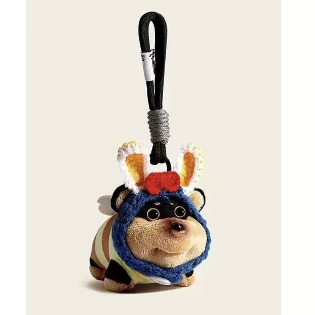 Bee Original Puppy Bag Pendant Plush Doll Keychain Bag Cute Hanging High Doll Small Gift