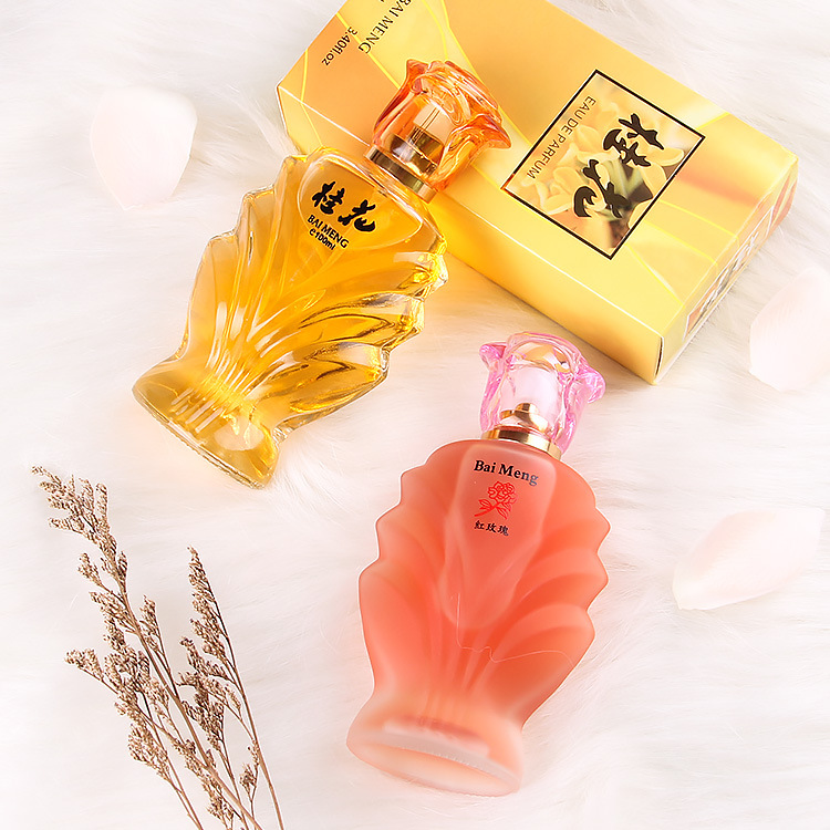 Baimeng Red Rose Osmanthus Men's and Women's Perfume Fragrance Pleasant Fresh Light Fragrance Rose Jasmine Gardenia Osmanthus